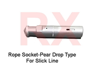 Alat Oil Downhole 2.125 Inch Pear Drop Rope Socket Wireline Dan Slickline
