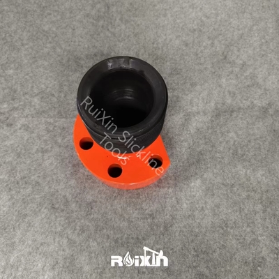 Adaptor kepala sumur Flange Half Moom 35MPA Peralatan kontrol tekanan kabel
