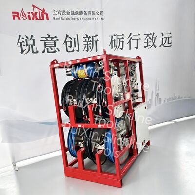 Sistem Pompa Injeksi Gemuk Kontrol Hidraulik PCE Slickline 5000PSI ～15000PSI Peralatan Wireline API
