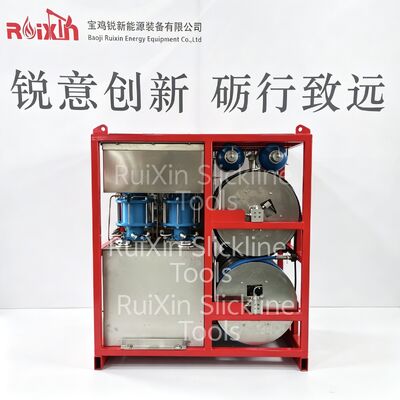 Sistem Pompa Injeksi Gemuk Kontrol Hidraulik PCE Slickline 5000PSI ～15000PSI Peralatan Wireline API