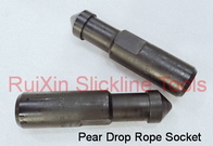 HDQRJ Pear Drop 1.25 Inch Rope Socket Slickline Tools Paduan Nikel