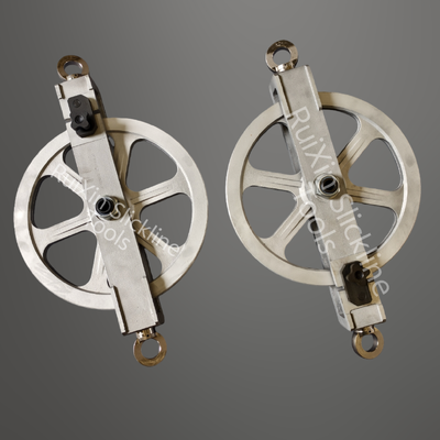 Kabel Pulley Kayu 12Inch20Inch Beban aman 50KN Slickline Perlengkapan Permukaan